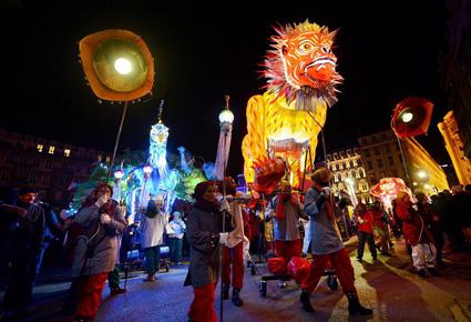 مهرجان الأضواء 2012 في مدينة ليون الفرنسية